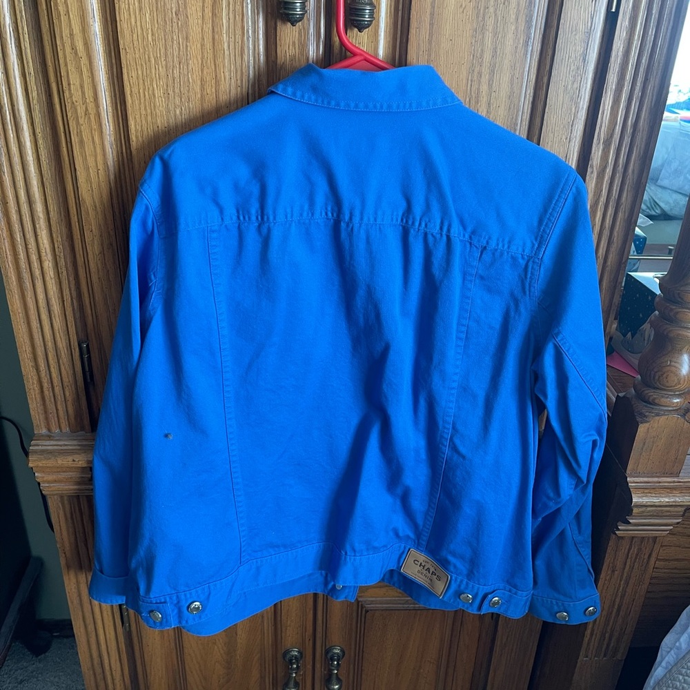 Chaps Blue Denim Jacket 2X
